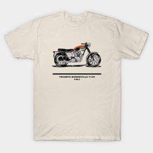 Triumph Bonneville T120 Orange T-Shirt